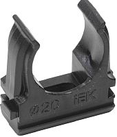 Клипса для гофры IEK CF20 Д=20 черный (уп. 100шт) картинка